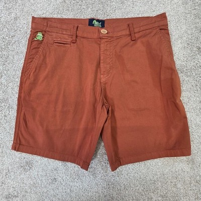Eight X Frog Shorts Chinos Burnt Orange Men s 33  Preppy Designer Golf