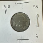 1918 5C Buffalo Nickel