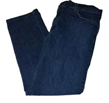 Lee Mens Blue Regular Fit Straight Leg Jeans 40x32