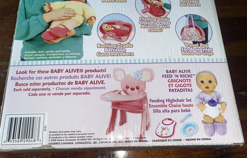 Vintage Baby Alive GO BYE BYE Blonde 2008 Hasbro New READ - Picture 11 of 16