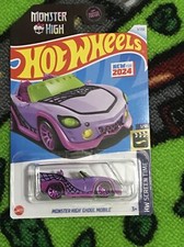 NEW 2024 Hot Wheels Monster High Ghoul Mobile 3/250 HW Screen Time 1/10
