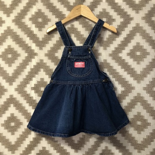 Dark Wash Denim Overall Jumper Dress | eBay