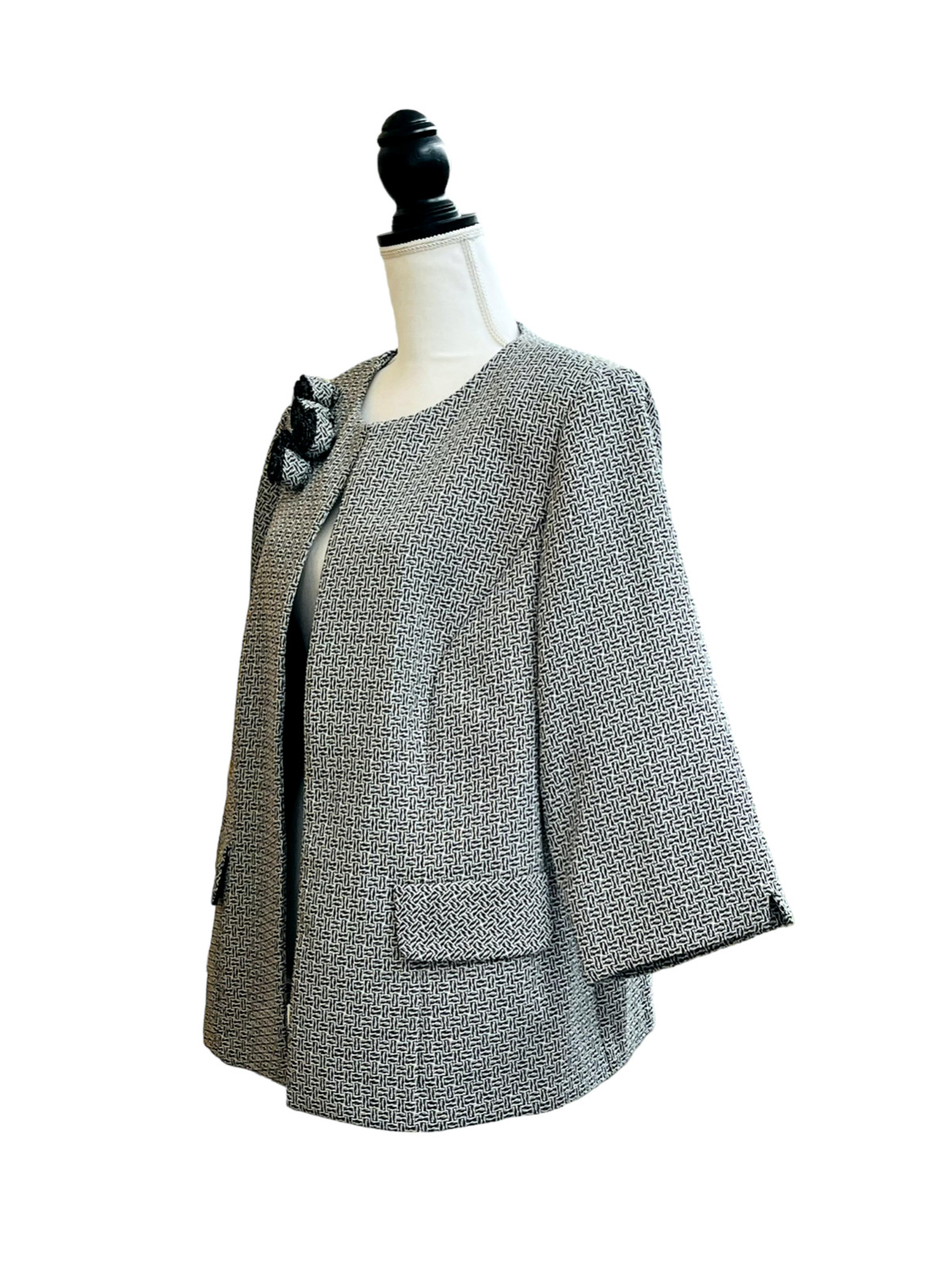 Perceptions Women's Plus Size Herringbone Weave P… - image 3