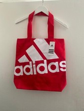 ADIDAS SHOPPER BAG SPORTS BAG SHOULDER BAG TRAVEL BAG RED & WHITE BNWT