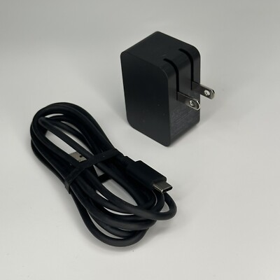 Lot of 10 Microsoft 1751 13W USB-A AC Adapter w/ USB-C Cable - Never Used