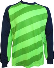 Vizari Padova Youth Soccer Goalkeeper Jersey, Green/Navy, Youth-Small