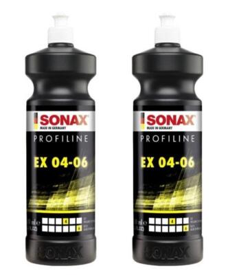 2 X SONAX PROFILINE EX 04-06 242300 1000ml Profipolitur Autopflege
