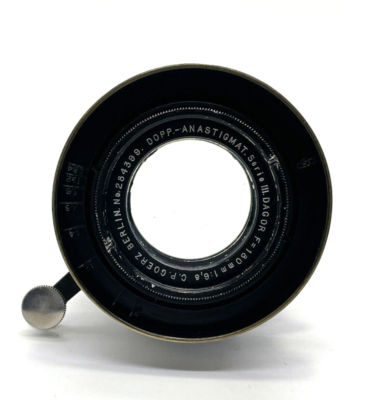 Rare C.P.Goerz Berlin Nr. 284399 Dopp-Anastigmat.Serie III Dagor