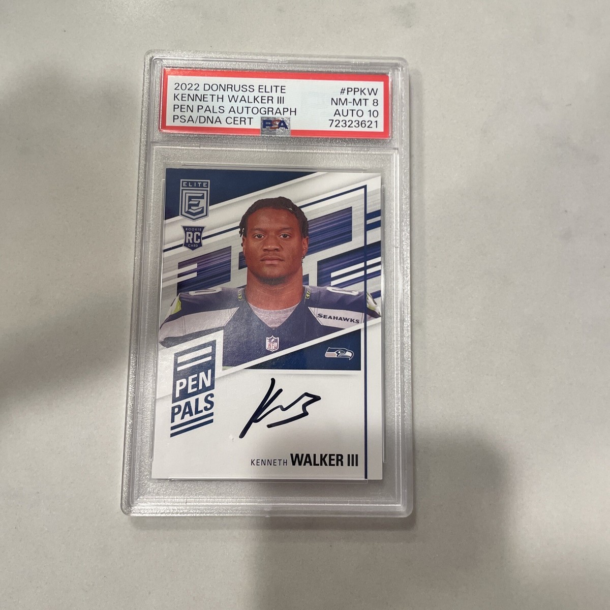 10枚限定 Kenneth Walker III 直筆サインカード PSA 8 10枚限定 Kenneth Walker III 直筆サインカード PSA 8