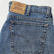 Vintage Levis 90  s Jeans Men Blue 550 Relaxed Fit Tapered Leg Denim Sz 40X30 USA