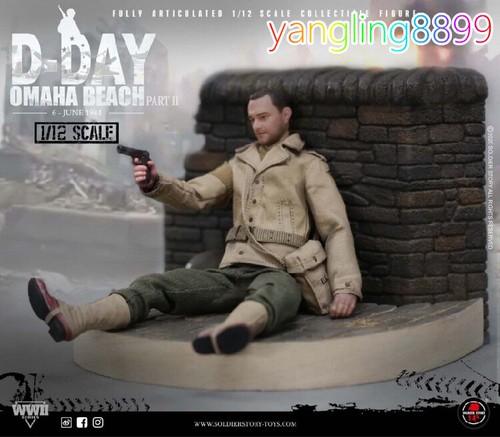 Soldier Story D-DAY WWII US 2nd Ranger Fully Articulated 1/12 Action Figure - Picture 11 of 24