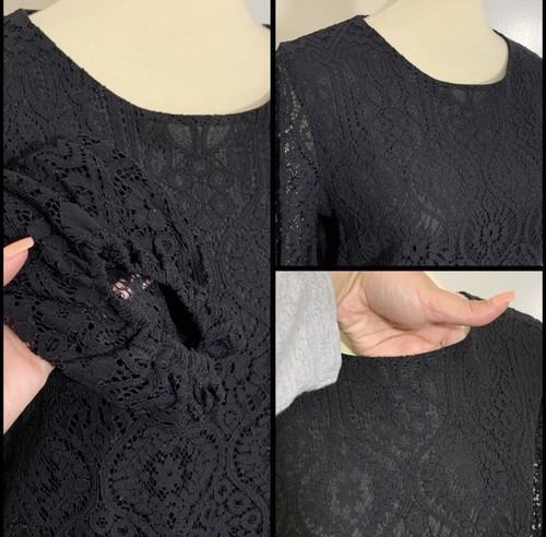 Blusa de encaje para mujer Worthington talla SM - Imagen 7 de 8
