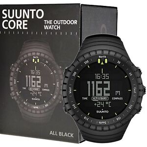 Suunto Core All Black Watch with Altimeter Barometer Compass SS014279010 45235900657 | eBay