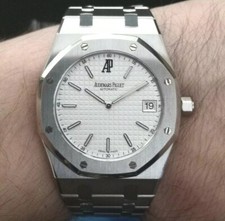 Audemars Piguet Royal Oak Ultra Thin Jumbo 15202ST.OO.0944ST.01 Box/Papers Mint 7