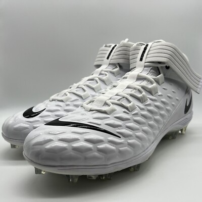 Nike Force Savage Pro 2 Football Cleats White Black AH4000-100