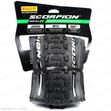 Pirelli Scorpion Enduro R Rear Bike Folding Tubeless Clincher Tire - 27.5 x 2.4
