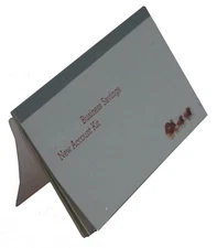 Standard Checkbook Divider Insert Duplicate Clear Vinyl Cover Size 6x2.8 Inch