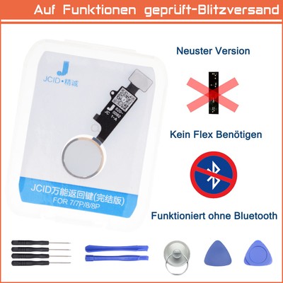 JC HomeButton Für iPhone 7 7 Plus 8 8 Plus Version V4 Return Funktion Gold