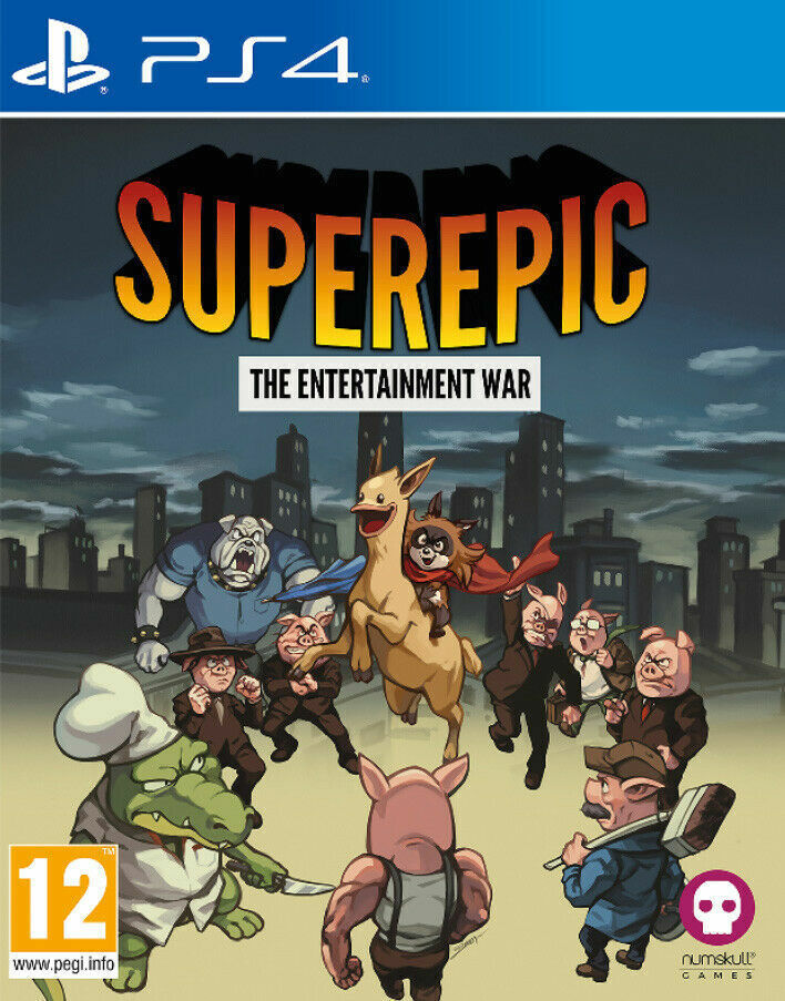 SuperEpic The Entertainment War PS4 Super Epic PS5 Compatible Cheap
