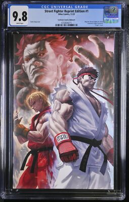 Street Fighter Reprint Edition 1 CGC 9.8 Fung Variant with COA 152 of 500