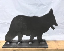 AR500 Coyote Silhouette Animal Steel Knock-Over Target 12”X 8”X 3/8” 