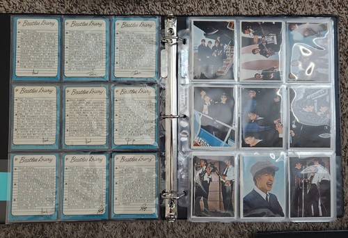 Beatles ALL SIX COMPLETE SETS OF 1964 TOPPS BUBBLE GUM CARDS IN NICE BINDERS! - Picture 8 of 14