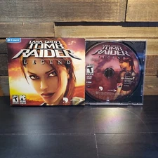 Tomb Raider Legend DVD-ROM Win 2000 XP Lara Croft 2006 Vtg PC Game