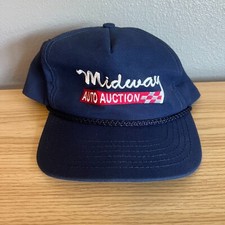 Nice Midway Auto Auction Hat Cap Snapback Made in USA