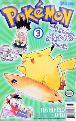 Pokemon Pikachu Shocks Back #3 Viz Comic Book Official Nintendo