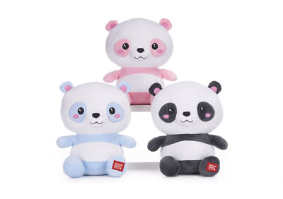 OFFIZIELLER KAWAII KUTIES PANDABÄR SUPERWEICHES PLÜSCHTIER STOFFTIER NEU MIT ETIKETT H 24 CM