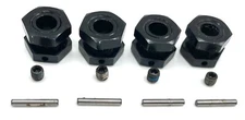 Arrma Typhon TLR - 17mm HEX HUBS (6s Adaptors Wheel black nuts ARA8406