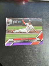 2024 MLB Topps NOW 744 MATT CHAPMAN INISDE THE PARK HR SF GIANTS PURPLE /25
