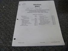 Agco Hesston 8250 8250S 8450 8550 Tractor Hydraulic System Schematics Manual xz