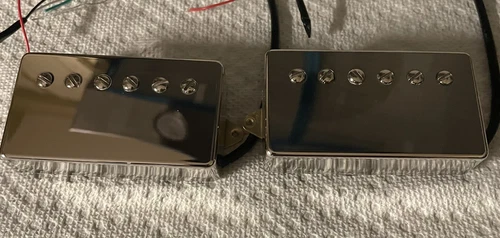 Dimarzio Eric Johnson Custom Pickup Set, Nickel, Standard Spacing, 4-Conductor