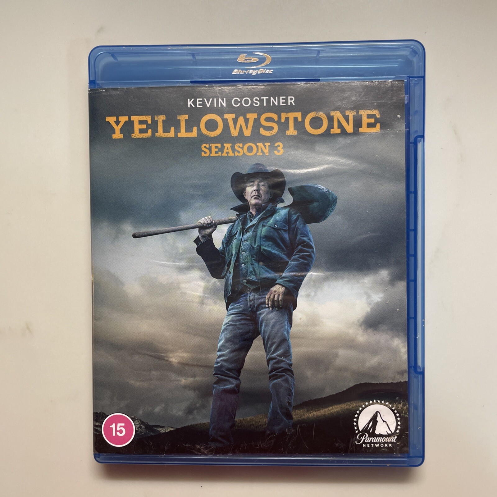 Yellowstone: Season 3 Blu-ray (2023) Kevin Costner cert 15 3 discs Good working