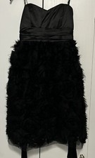 XOXO NEW Feather Black Windsor Floral Rose Pattern dress black Junior 7 NWT