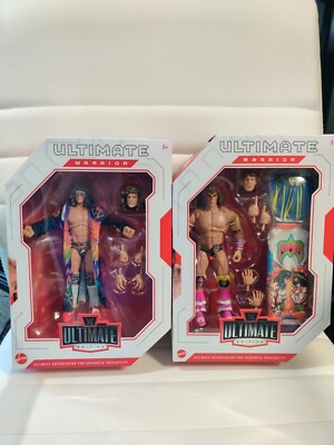 WWE Ultimate Edition Ultimate Warrior SET (2) WCW Halloween Havoc NEW 2023