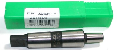 Jacobs Arbor A0302 #3 Morse Taper To #2 Jacob Taper Adapter 3MT/2JT