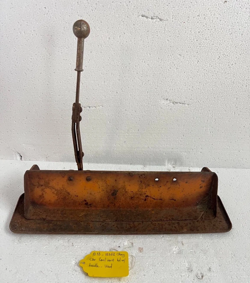 Usado Original 1933 1934 1935 1936? ¿Camión Chevy? Tapa de ventilación de capucha con mango Foto 4 de 4