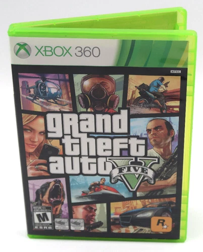 Grand Theft Auto V Five 5 (Microsoft Xbox 360) Both Discs
