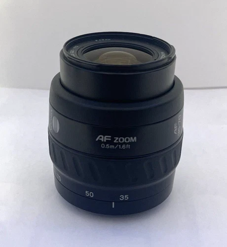 Minolta AF Zoom 35-70mm f/3.5(22)-4.5 Lens 49mm Macro Focus 0.5m/1.6ft for A-Mou
