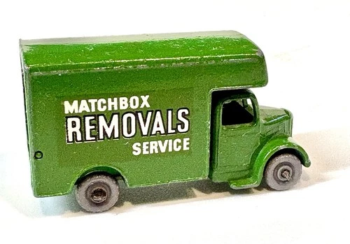 VINTAGE 1956 Matchbox Lesney #17 Bedford Removal Services Van