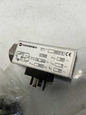 #ad #ad Norgren 0882219 Pressure Switch AA 086 $100.00