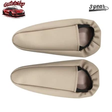 2pcs Leather Seat Armrest Replacement Cover for Lexus GX470 03-2009 Beige Tan