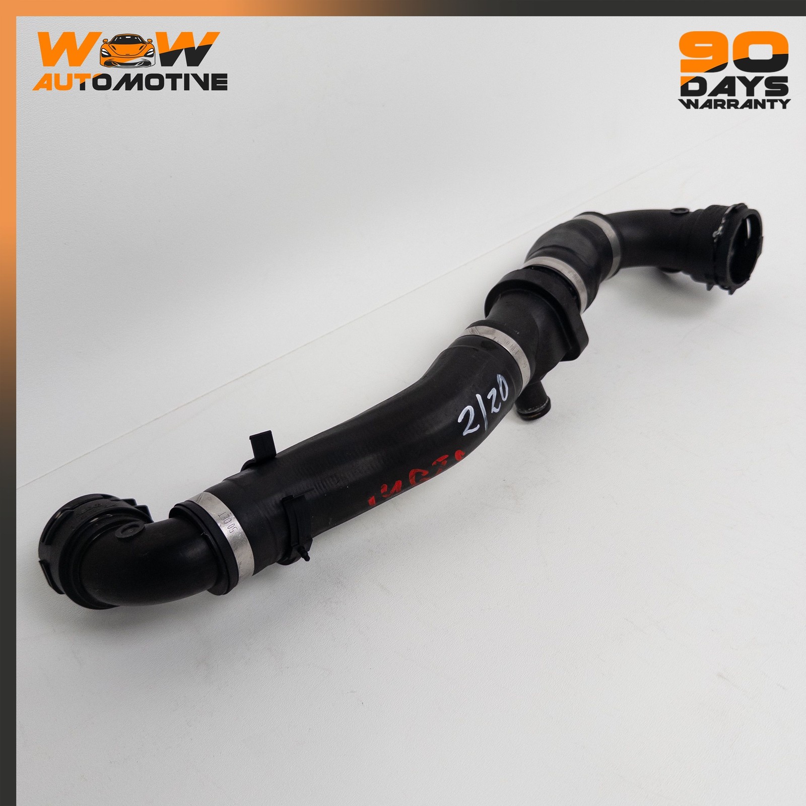 04-19 BENTLEY CONTINENTAL GT FLYING SPUR COOLANT WATER HOSE TUBE PIPE OEM