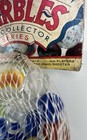 Mega Marbles SC Cat's Eye Lot 42 Glass Marbles 7 Shooters Vintage Net Bag Vacor — photo 3