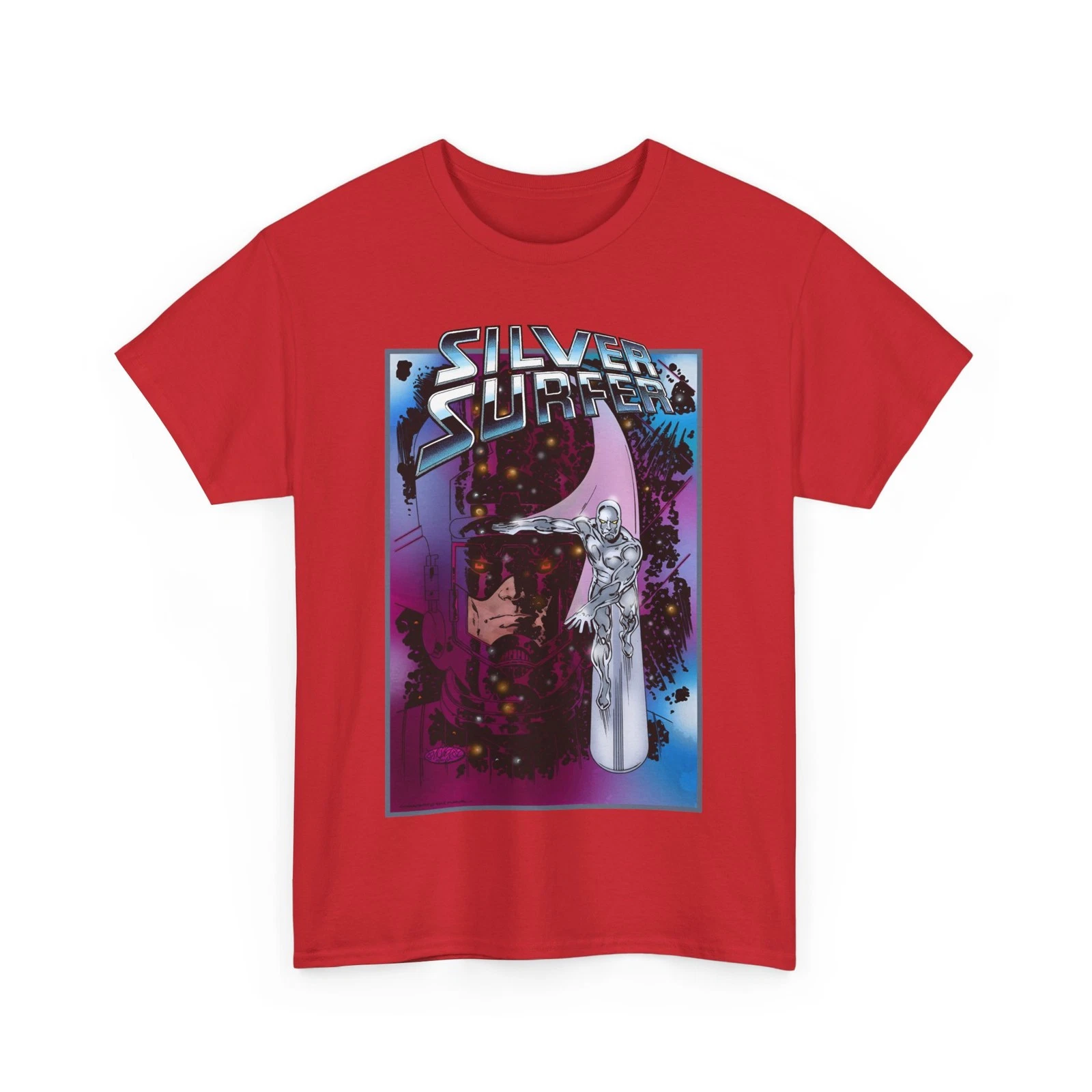 Silver Surfer & Galactus T-Shirt - John Byrne Art - Marvel Comics