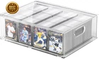 Trading Card Storage Box Clear Organizer Display Case 3200 Cards