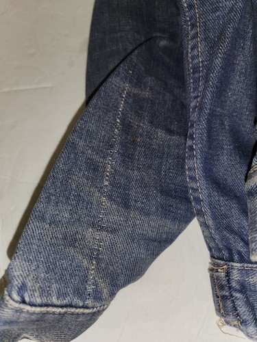 Chaqueta vaquera vintage años 70 Styke Wise juvenil mediana con 8 parches: desgastada. - Imagen 15 de 15