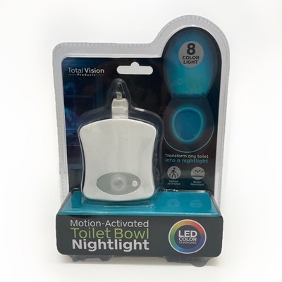 Motion Activated LED Color Changing Toilet Bowl Light  | NEW | FREE SHIPPING